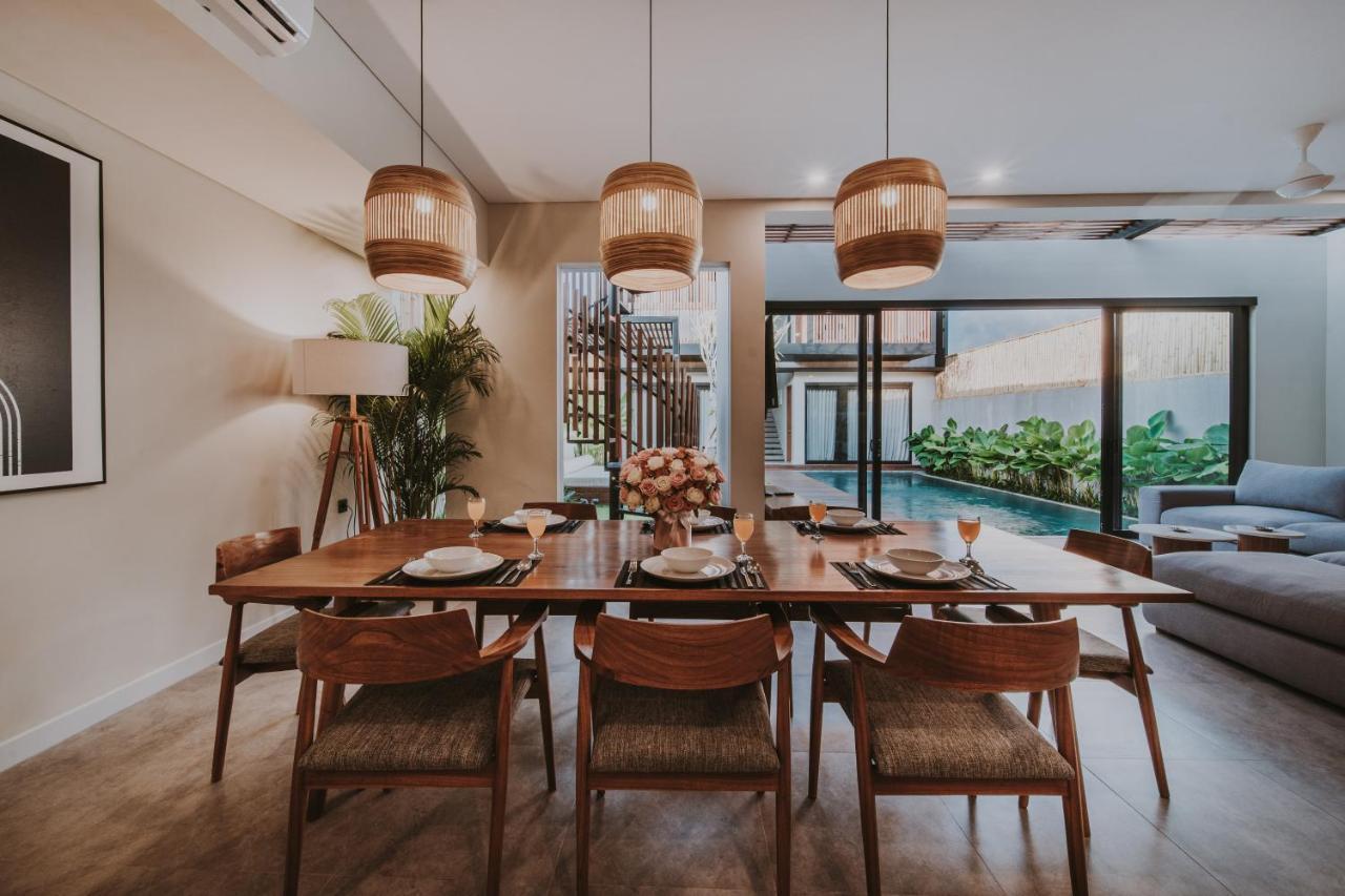 New 4 Bedroom 5 Min Walk To Berawa Beach Enclosed Livng Canggu  Ngoại thất bức ảnh