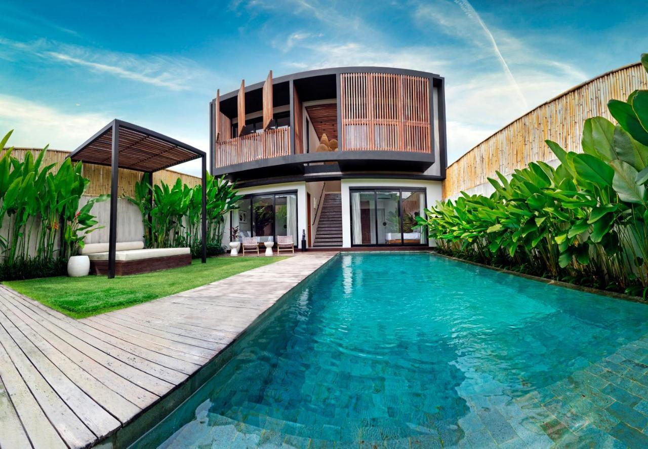 New 4 Bedroom 5 Min Walk To Berawa Beach Enclosed Livng Canggu  Ngoại thất bức ảnh