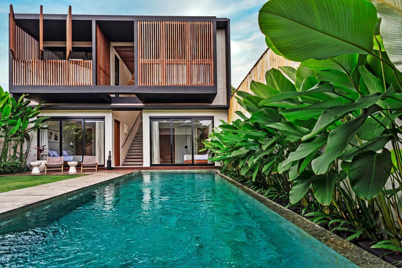 New 4 Bedroom 5 Min Walk To Berawa Beach Enclosed Livng Canggu  Ngoại thất bức ảnh